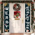 thumbnail image 3 of Franhais Christmas Porch Banner Cartoon Letter Print Hanging Door Banner Sign for Holiday Home Yard Indoor Outdoor Decorations, 3 of 7