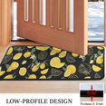 thumbnail image 3 of Yellow Lemon Fruit Slices Black Pattern Door Rugs,Washable Non Slip Door Mats Indoor,Decorative Door Mats,Entry Mat Indoor for Entrance,Bedroom,Kitchen,Bathroom,30"x17", 3 of 6