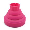 thumbnail image 2 of Silicone Collapsible Hair Dryer Diffuser Travel Portable Folding Blow Dryer Diffuser Attachment Rose Red, 2 of 5