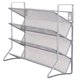 thumbnail image 1 of Estante de Condimentos de Metal de 4 para Encimera de Cocina. Superficie Cepillada Duradera, para Tarros de . Plateado., 1 of 5