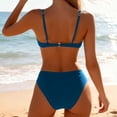 thumbnail image 5 of Bikinis for Women High Waisted Push Up Bikini Top with Built-In-Bra and Seamless Cheeky Swim Bottom, 5 of 5