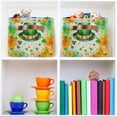 thumbnail image 6 of Saint Patrick's Day Hat and Shamrock Large Storage Basket 2PCS,Cute Koala Collapsible Toy Storage Box Laundry Basket with Handle,Used for Home Closets, Offices, Bedrooms Halloweenation Home Decor, 6 of 7