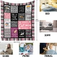 thumbnail image 6 of Cat Mom Gifts, Cat Gifts for Women, Cat Lovers Gifts Throw Blanket 60"x50", Funny Cat Gifts for Girls, Cat Themed Gifts, Cat Owner Gifts, Birthday Gifts for Cat Lovers, Cat Mom Blankets, 6 of 6