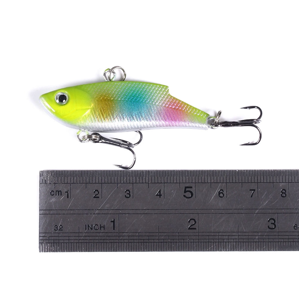 HENGJIA Fishing Lures for Bass, 10PCS Lipless Crankbaits Minnow VIB Hard Baits Long Casting Sinking Fishing Lure for Saltwater Freshwater Bass, Redfish, Trout, Walleye