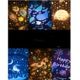 thumbnail image 4 of Proyector de luz nocturna estrellada, lámpara musical y luminosa, rotación de 360°, 6 películas de proyección, luz de techo, regalo para dormitorio infantil, fiesta de cumpleaños, 4 of 5