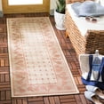 thumbnail image 2 of SAFAVIEH Courtyard Charles Floral Indoor/Outdoor Area Rug, Ivory/Rust, 6'7" x 9'6", 2 of 7