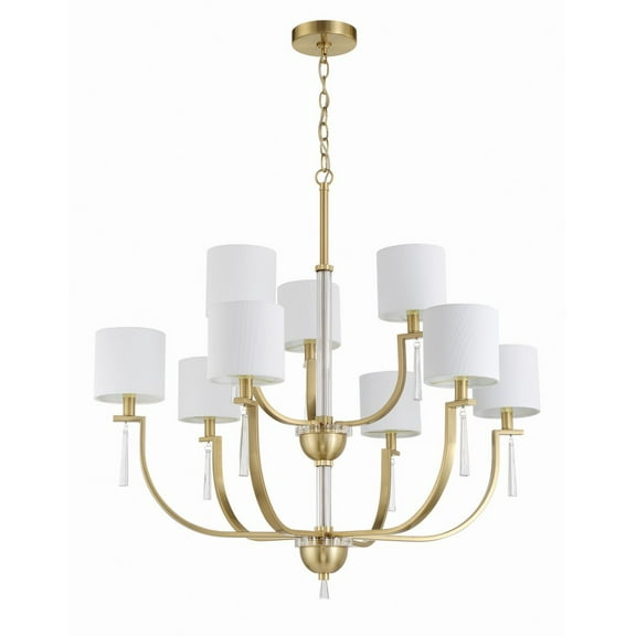 Craftmade Lighting - Fortuna - 9 Light Chandelier In Traditional Style-32.5