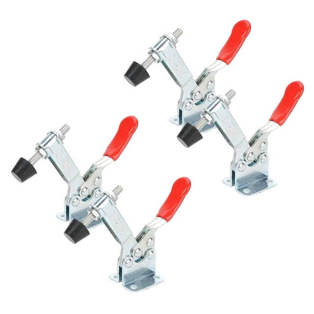 4 Pcs -201B Pinces à Bascule à Dégagement Rapide pour Outil à Main Capacité de Charge 90Kg/198Lbs