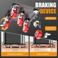 thumbnail image 2 of Mueble Dolly LOYAL TIGER, 907 kg, muy resistente, con 5 ruedas de 360°, 2 of 7