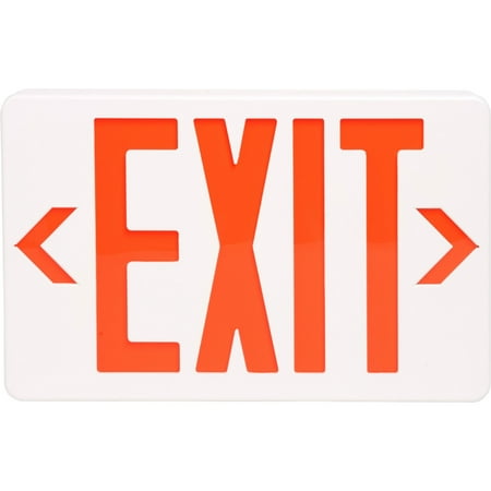 Tatco Signs - Tatco, TCO07230, LED Exit Sign with Battery Back-Up, 1 Each, Off White