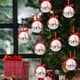 thumbnail image 1 of Adornos de bolas de Navidad Soledad 10 piezas decoración de año Muñeco de nieve, 1 of 10