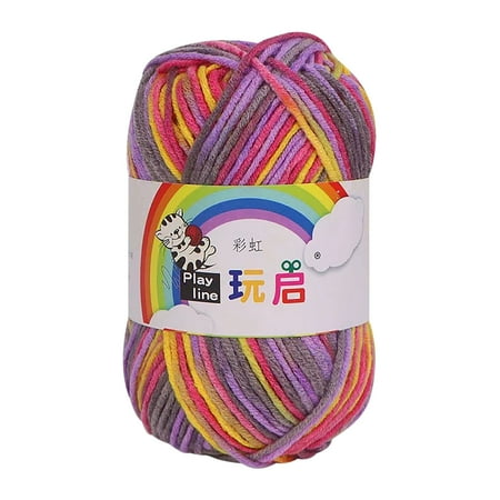 

QIIBURR Hand-made DIY Scarf Sweater Coat Bar Needle Thread Baby Line Thick Wool