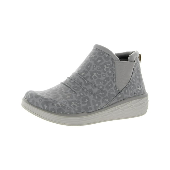 Ryka Womens Niah Water Repellent Faux Suede Ankle Boots