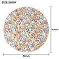 thumbnail image 6 of Colorful Cute Sports Balls Pattern Round Tablecloth 60"x60",Wrinkle Wipeable Table Cloth for Kitchen Dining Room Picnic Patio Party, 6 of 6