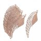 thumbnail image 1 of Conjunto de 3-4 paquetes de 12 piezas de joyería encanto colgante DIY en aleación con hermosas alas grandes en tono rosa 3 piezas, 1 of 5