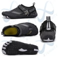 thumbnail image 4 of Zapatos acuáticos elásticos de secado rápido para hombre y mujer, zapatillas Unisex para nadar en el agua, zapatos de natación aguas arriba, zapatillas de playa descalzas, verano, 4 of 5