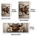 thumbnail image 2 of YIMEIS Highland cows among flowers in spring Floral rug Soft Non-slip 1Pc Flannel Mat & Kitchen Rugs,Great for Entryway Bathroom, 2 of 10