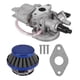 thumbnail image 1 of Carburetor Carby + Blue Air Filter + Stack For 2 Stroke 47Cc 49Cc Engine Parts Mini Moto Kids Atv Quad Dirt Pocket Bike Minimoto, 1 of 4