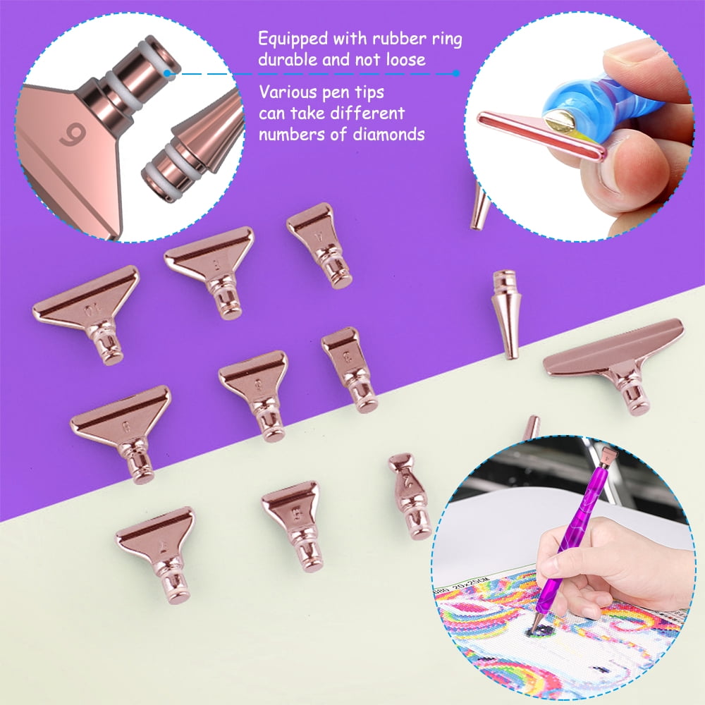 45 Pcs Diamond Art Paintings Pen Kits, SENHAI Diamond Art Pens 5D Diamond Paint Accessories Tools for DIY Craft for Adults Kids