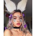 thumbnail image 2 of 6 Sets Women Mermaid Face Gems Glitter,Rhinestone Rave Festival Face Jewels,Crystals Face Stickers, Eyes Face Body Temporary Tattoos, 2 of 5
