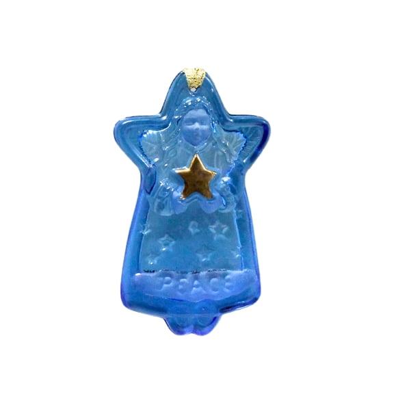 Hallmark Ornament: 2000 Blue Glass Angel | QX8381