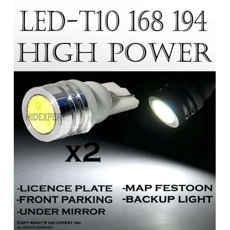 

ICBEAMER T10 LED WHITE BRIGHT HIGH POWER License Plate/ Parking/ Side Mark LED BULBS