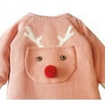 thumbnail image 4 of Amazing Snazzy Boys and Girls Knit Cartoon Deer Romper Winter, 4 of 7
