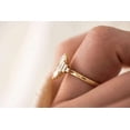 thumbnail image 5 of vylahjewellery Unique Marquise Cut Moissanite Diamond Ring Cluster Engagement Ring 14K Solid Gold Floral Anniversary Ring Vintage Style Bridal Wedding Gift Ring, 5 of 7