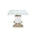 thumbnail image 3 of D12 Natural Double pedestal Wood Dining Table, 3 of 3