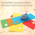 thumbnail image 4 of Hioecau Embossing Machine Square Paper Punch with Steel Blades Embossing Stamp Easy Lever Embossing Tool for Scrapbooking Cards & DIY Paper Projects, 4 of 8