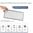 thumbnail image 2 of 4PCS W10208631A Microwave Grease Filter Aluminum Mesh Filter for Microwaves Replaces Filter, 2 of 5