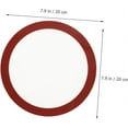thumbnail image 3 of 2pcs Silicone Baking Trays, Round Silicone Silica Gel Non-Stick Baking Mat for Cookie Oven, Microwave Biscuit Mat, 3 of 5