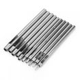 thumbnail image 3 of Hollow Leather Punch Set, Sturdy Durable Hollow Punch Set, 10Pcs High Hardness For Clothing, Bags Leather Crafts, 3 of 8