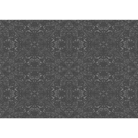 Ahgly Company Indoor Rectangle Patterned Smokey Gray Area Rugs, 8' x 12'