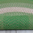 thumbnail image 4 of Bradford Indoor Outdoor Reversible Braided Rug Dark Green 4' x 6', 4 of 5