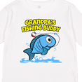 thumbnail image 4 of Inktastic Grandpa's Fishing Buddy (blue) Boys or Girls Long Sleeve Toddler T-Shirt, 4 of 5