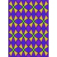 thumbnail image 1 of Ahgly Company Indoor Rectangle Patterned Dark Almond Brown Novelty Area Rugs, 5' x 7', 1 of 6