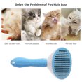 thumbnail image 3 of Pet Grooming Brush Dog Brush Cat Brush Dog Hair Brush Self-Cleaning Brush Pet Hair Removal Tool Pet Comb Suitable for Dogs and Cats Gentle Removal of Loose Hair, 3 of 8