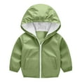 thumbnail image 7 of Vividxx Toddler Rain Jacket Girls Hooded Windbreaker Jacket Lightweight Raincoat Outdoor Autumn Zippered Coat For Children 3-4 Years, 7 of 7