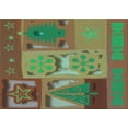 thumbnail image 1 of Ahgly Company Indoor Rectangle Patterned Green Snake Green Area Rugs, 6' x 9', 1 of 6