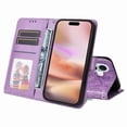 thumbnail image 5 of Funda tipo cartera GANGXUN para iPhone 16 , diseño girasol, cuero PU, soporte, cierre magnético, tarjetero, 5 of 5