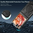 thumbnail image 6 of Dteck Case for Motorola Razr 2024,Shockproof Ring Stand Silicone+PC Case with Front Screen Protector Military-Grade Protection Cover for Motorola Razr 2024,Black, 6 of 6