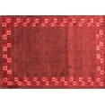 thumbnail image 1 of Ahgly Company Indoor Rectangle Abstract Red Contemporary Area Rugs, 8' x 10', 1 of 4