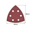 thumbnail image 2 of 20pcsTriangle Detail Sander Sandpaper,Sanding Paper Sander Pads Sheet Assorted 6 Hole 1000/1200/1500/2000 Grits, 2 of 4