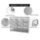 thumbnail image 3 of Inteprter Portalápices de malla para el hogar y la Oficina, pinzas para bolígrafos, cintas, reglas, estante de almacenamiento, organizador de Carpetas de archivos Tipo A Plata, 3 of 6