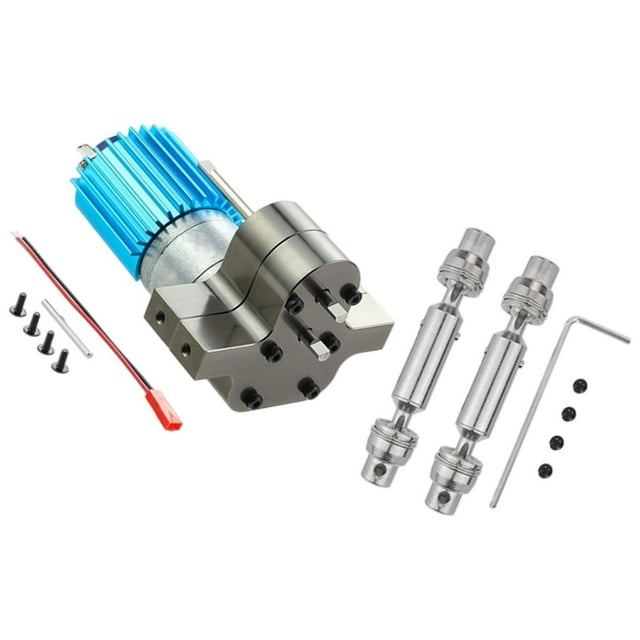 ZheElen Metal Box Transfer 370 Motor Accessory for WPL C14 Q60 Robust and Dependable Titanium Color 3.17mm 1Set