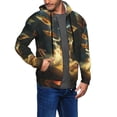 thumbnail image 2 of Naloa Magical Tarot Reading Men’s Hoodies, Zip up Hoodie, Sweatshirts,Hoodies for Men Sizes S-3XL-Small, 2 of 5