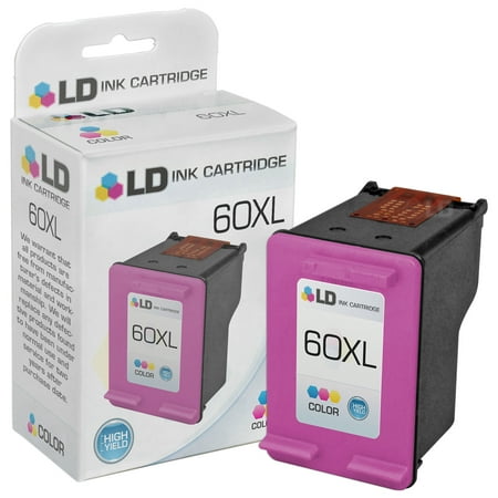 LD © Remanufactured Replacement Ink Cartridge for Hewlett Packard CC644WN 60XL / 60 High-Yield (Best Remanufactured Hp Ink Cartridges)