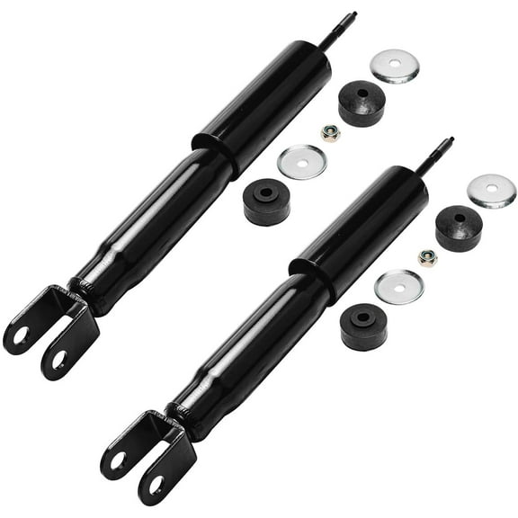 Detroit Axle - Front Shock Absorbers for Chevy Silverado GMC Sierra Suburban Yukon XL 1500 Tahoe Avalanche, 2pc Shock Absorbers Assembly Replacement