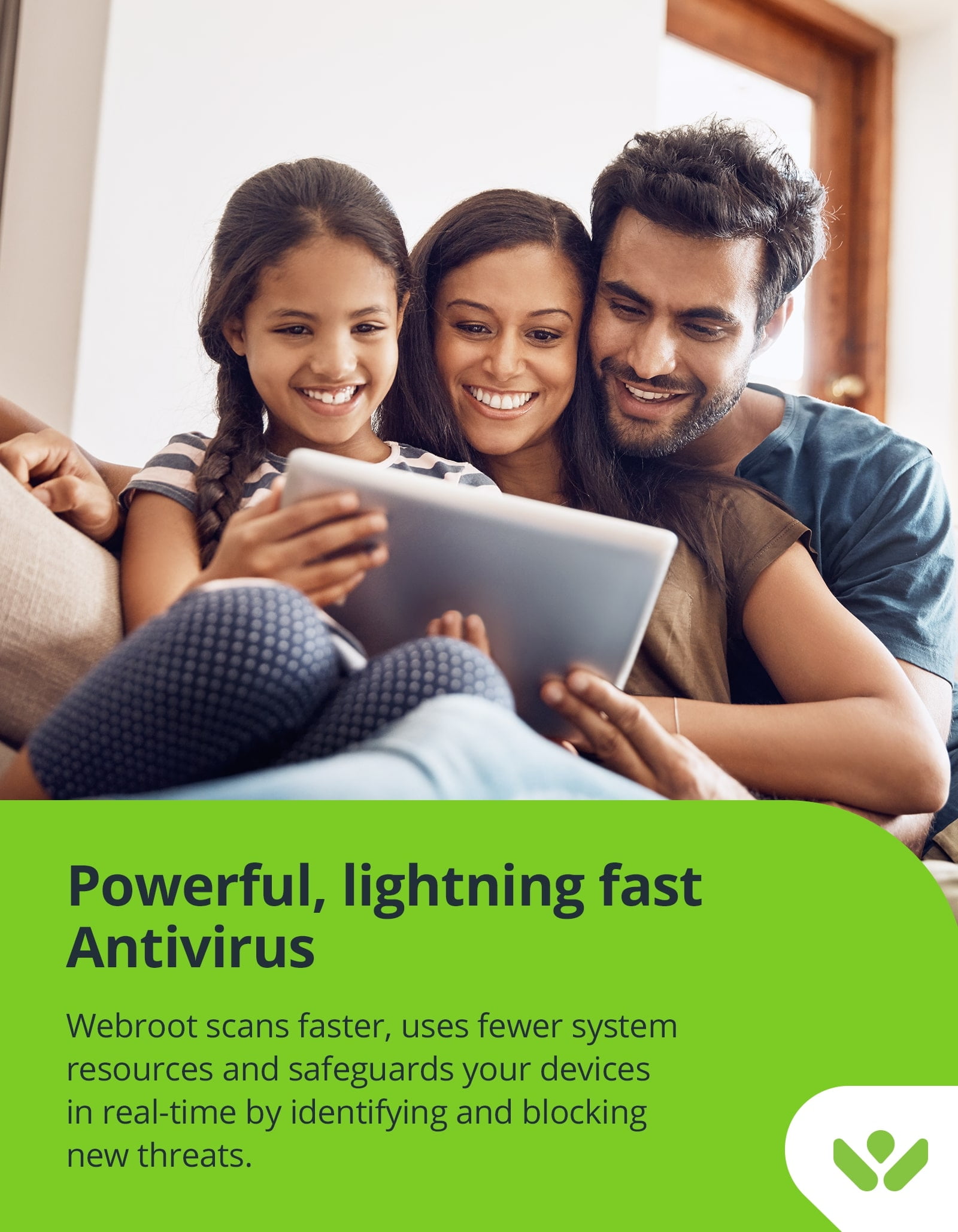 Webroot Antivirus Software for 3 Devices, 2 Year Subscription – Windows/MacOS [Digital Download]
